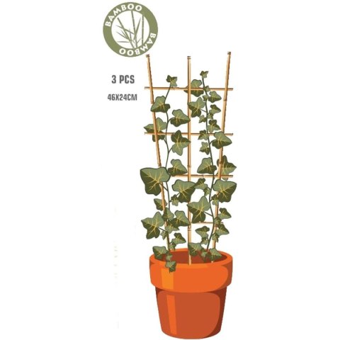 PODPORA DO ROŚLIN BAMBUSOWA DRABINKA 45 CM 3SZT PROGARDEN