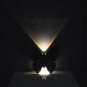 LAMPA SOLARNA ŚCIENNA MOTYL 2LED