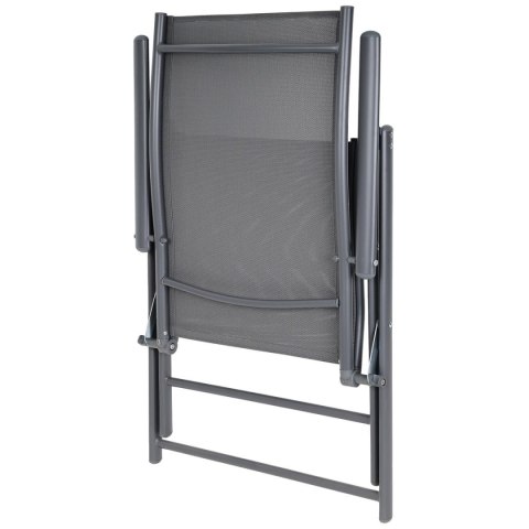 KRZESŁO OGRODOWE 57x68x106CM 2xTEXTLINE 7-POZYCYJNE KPL.2SZT