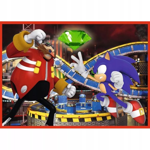 Puzzle 4w1 Sonic Przygody Sonica 4+ Trefl 34625