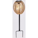 LAMPA SOLARNA KULA RATTAN BRĄZOWA PROGARDEN