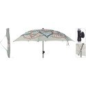 PARASOL PLAŻOWY OGRODOWY MANDALA 200CM SZARY