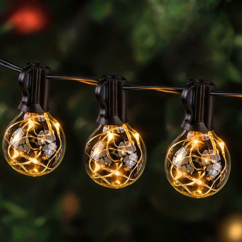 PARTY LIGHT GIRLANDA ZEWNĘTRZNA 20 ŻARÓWEK 100LED 5,8M 230V