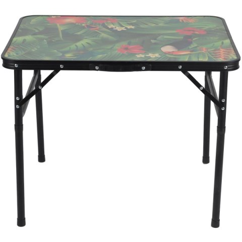 STOLIK TURYSTYCZNY SKŁADANY KEMPINGOWY 75x55x25-59CM FLOWER