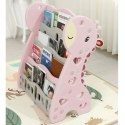 REGAŁ MONTESSORI NA KSIĄŻKI PÓŁKA SZAFKA ORGANIZER POKÓJ DZIECIĘCY ŻYRAFKA RÓŻOWY Z33R