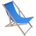 LEŻAK DREWNIANY CLASSIC GRANATOWY