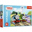 Puzzle 30 el. Tomek i Przyjaciele Radosny Tomek 3+ Trefl 18294
