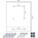 SKRZYNKA NA LISTY 36X9X31,3CM 1067568 SASKA GARDEN