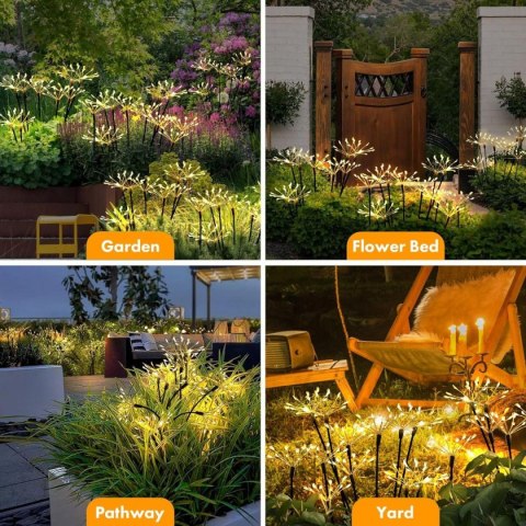 LAMPA SOLARNA DMUCHAWIEC DRZEWKO FAJERWERKI 72CM 60 LED