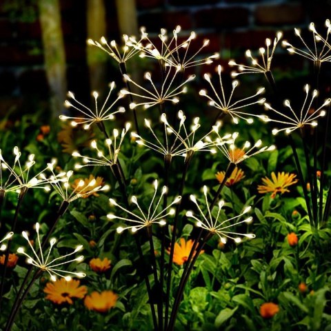 LAMPA SOLARNA DMUCHAWIEC DRZEWKO FAJERWERKI 72CM 60 LED
