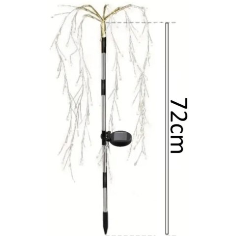 LAMPA SOLARNA DRZEWKO FAJERWERKI 72CM 120 LED
