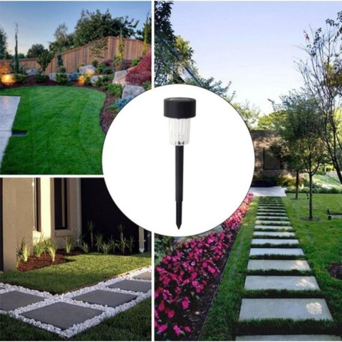 LAMPA SOLARNA PLASTIKOWA 4,5x31CM LED KPL.4SZT