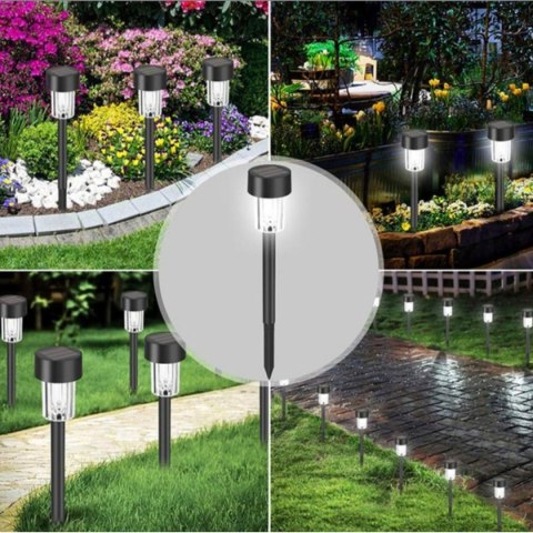 LAMPA SOLARNA PLASTIKOWA 4,5x31CM LED KPL.4SZT