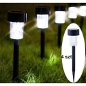 LAMPA SOLARNA PLASTIKOWA 4,5x31CM LED KPL.4SZT
