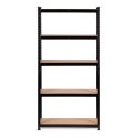 Regał metalowy magazynowy 180x90x30 cm do garażu piwnicy 5 półek 875 kg ModernHome