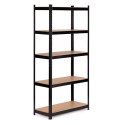 Regał metalowy magazynowy 180x90x30 cm do garażu piwnicy 5 półek 875 kg ModernHome
