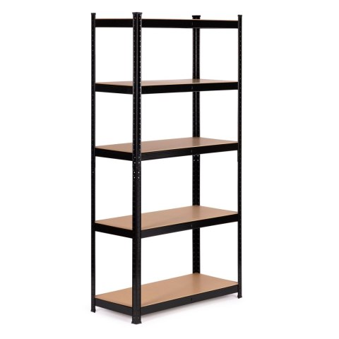 Regał metalowy magazynowy 180x90x30 cm do garażu piwnicy 5 półek 875 kg ModernHome