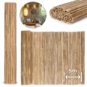 Dwustronna mata bambusowa 150x500 cm na balkon taras ogrodzenie naturalna MultiGarden
