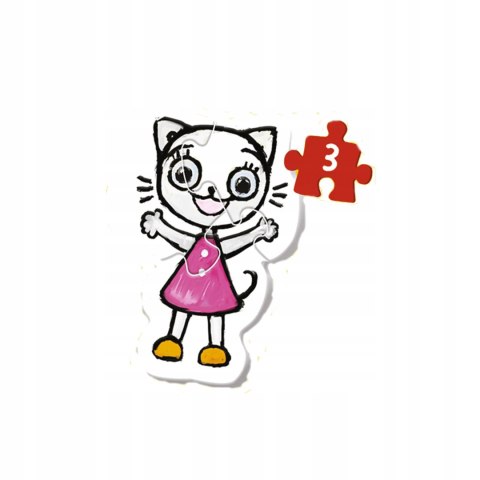 Moje pierwsze puzzle Kicia Kocia Baby 2+ Trefl 36088