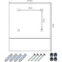 SKRZYNKA NA LISTY 37X37X10.5CM 1067544 SASKA GARDEN