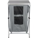 SZAFA TURYSTYCZNA SKŁADANA Z 3 PÓŁKAMI 60x51x98CM ENERO CAMP