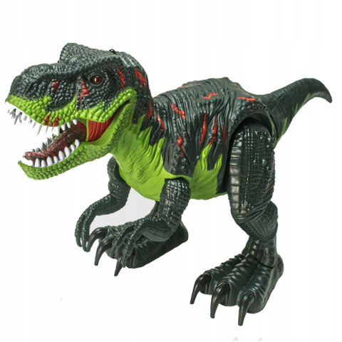 Dinozaur zdalnie sterowany Tyranozaur pilot dźwięki I światła 5221
