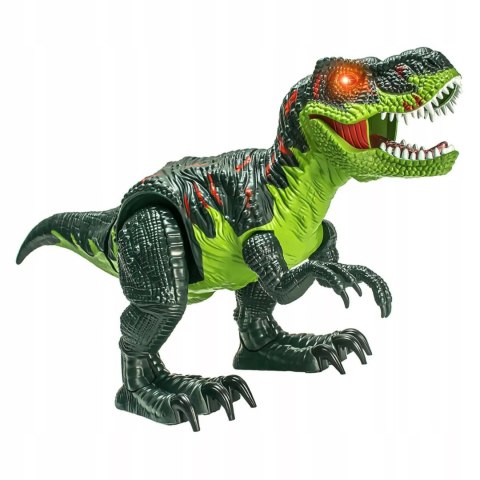 Dinozaur zdalnie sterowany Tyranozaur pilot dźwięki I światła 5221