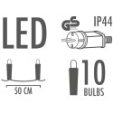 GIRLANDA OGRODOWA PARTY LIGHT 10LED EDISON