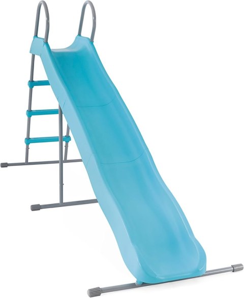 Zjeżdżalnia dla dzieci ogrodowa ślizg 244 cm duża stal tworzywo INTEX 44107