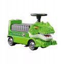 Jeździk 2w1 dinozaur + 4 autka rozkładany parking dźwig dźwięk ZH918