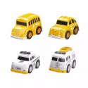 Jeździk 2w1 koparka + 4 autka rozkładany dźwig dźwięk ruchoma łyżka ZH922