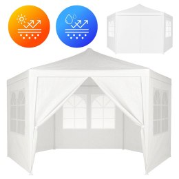 Namiot pawilon ogrodowy handlowy 2x2x2 m z oknami biały MultiGarden