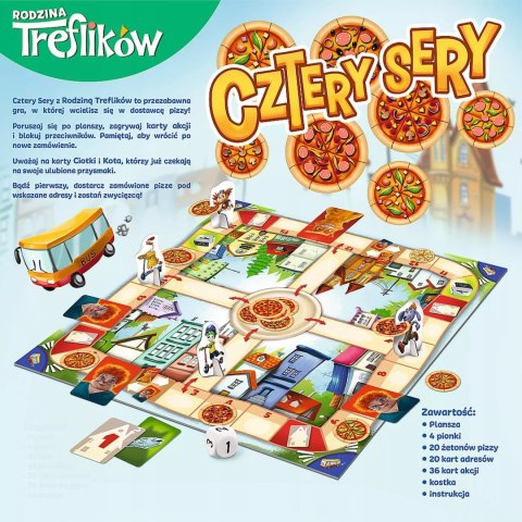 Gra planszowa Cztery Sery Trefl 02282