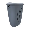 Kosz na pranie 40L Flora, Szary
