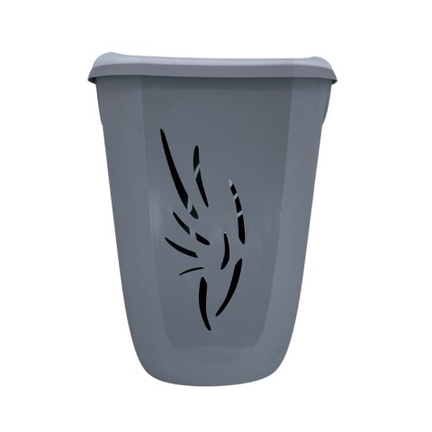 Kosz na pranie 40L Flora, Szary