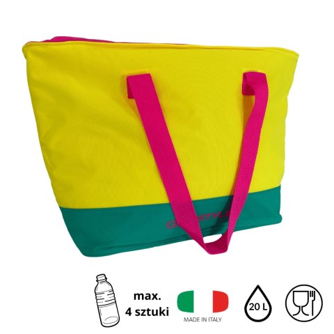 Torba plażowa Kamai Gio Style, w kolorze żółtym, pojemność 20L