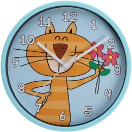 ZEGAR ŚCIENNY KIDS 22,5 CM KOT
