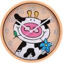 ZEGAR ŚCIENNY KIDS 22,5 CM KRÓWKA