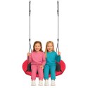 HUŚTAWKA OGRODOWA BOCIANIE GNIAZDO 110CM XXXL CZERWONA