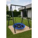 HUŚTAWKA OGRODOWA BOCIANIE GNIAZDO 110CM XXXL NIEBIESKA