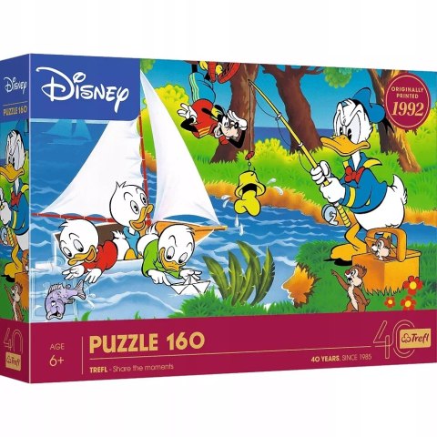 Puzzle 160 el. 40-lecie Przygoda nad jeziorem Trefl 40053