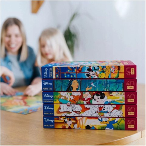 Puzzle 600 el. 40-lecie Trefl - 101 Dalmatyńczyków 37604