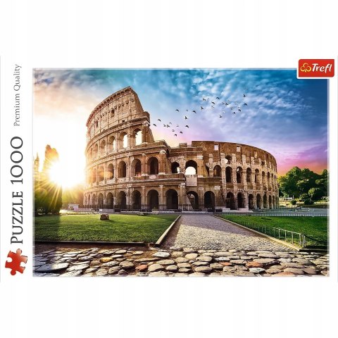 Puzzle widok koloseum w promieniach słońca 1000 elementów Trefl 10468