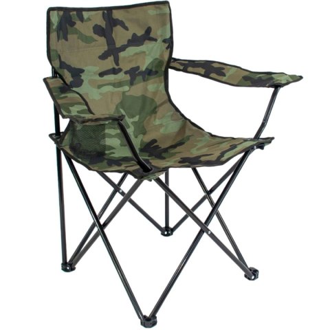 KRZESŁO TURYSTYCZNE SKŁADANE 50X50X80CM CAMUFLAGE
