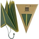 GWIAZDA DEKORACYJNA WISZĄCA PAPIEROWA FSC 14x45CM ZIELONA 7 RAMION MICA