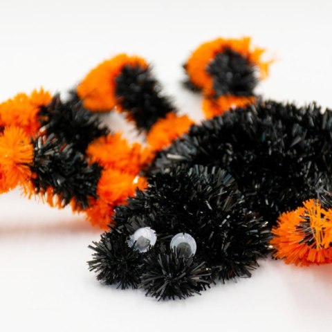 FIGURKA DEKORACYJNA PAJĄK HALLOWEEN POMARAŃCZOWY