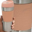 KUBEK TERMICZNY TURYSTYCZNY EXCELLENT HOUSEWARE 350ML RÓŻOWY