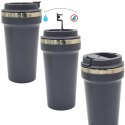 KUBEK TERMICZNY TURYSTYCZNY EXCELLENT HOUSEWARE 500ML - ANTRACYT