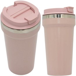 KUBEK TERMICZNY TURYSTYCZNY EXCELLENT HOUSEWARE 500ML - CIELISTY