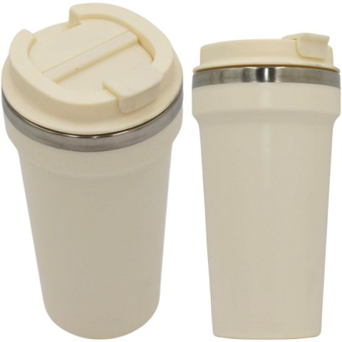 KUBEK TERMICZNY TURYSTYCZNY EXCELLENT HOUSEWARE 500ML - ECRU